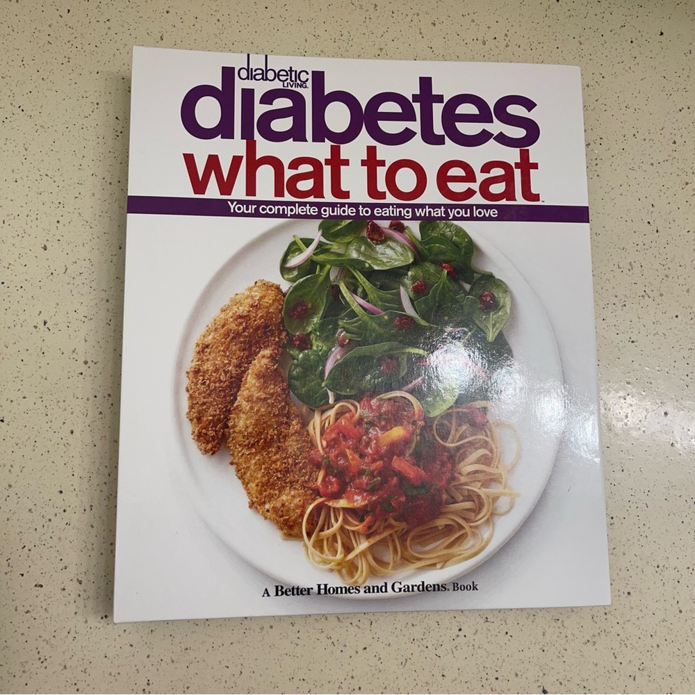 Better Homes And Gardens Diabetic Cookbook - White and Purple